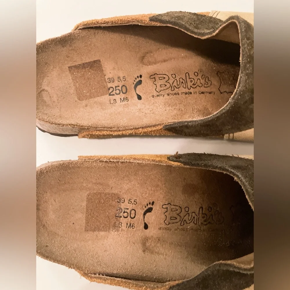 Birkenstock Birki's Provence patchwork suede mules 39 - Picture 8 of 9